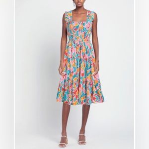 AMANDA UPRICHARD ADELENE MIDI DRESS